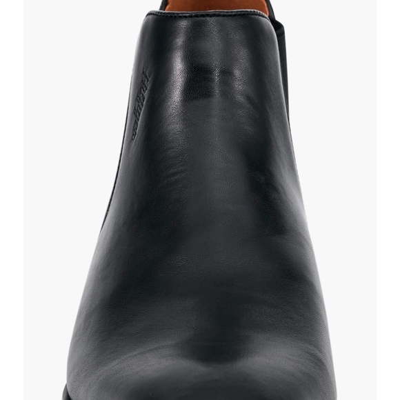 Tommy Hilfiger Black Leather Ankle Boots - Picture 2 of 7